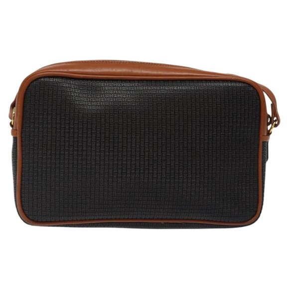 BALLY Shoulder Bag PVC Leather Brown Gold Auth - Picture 3 of 16